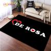 Tappeto con logo di bicicletta per Soggiorno Camera da letto Tappeti Cucina Bambini Porta Tappetino Antiscivolo Regalo di compleanno Oggetti di scena fotografici Alfombra Tappeto