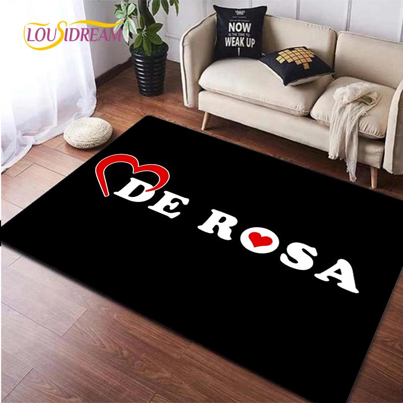 Tappeto con logo di bicicletta per Soggiorno Camera da letto Tappeti Cucina Bambini Porta Tappetino Antiscivolo Regalo di compleanno Oggetti di scena fotografici Alfombra Tappeto