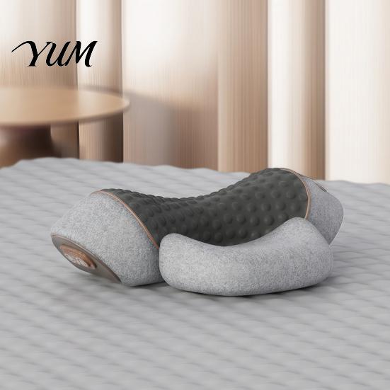 Office Chair Massage Cushion Electric Neck Massager Pillow, 3-in-1 Cervical Heat Vibration And Lift Ergonomic Shoulder Relief Pillow Function, Memory