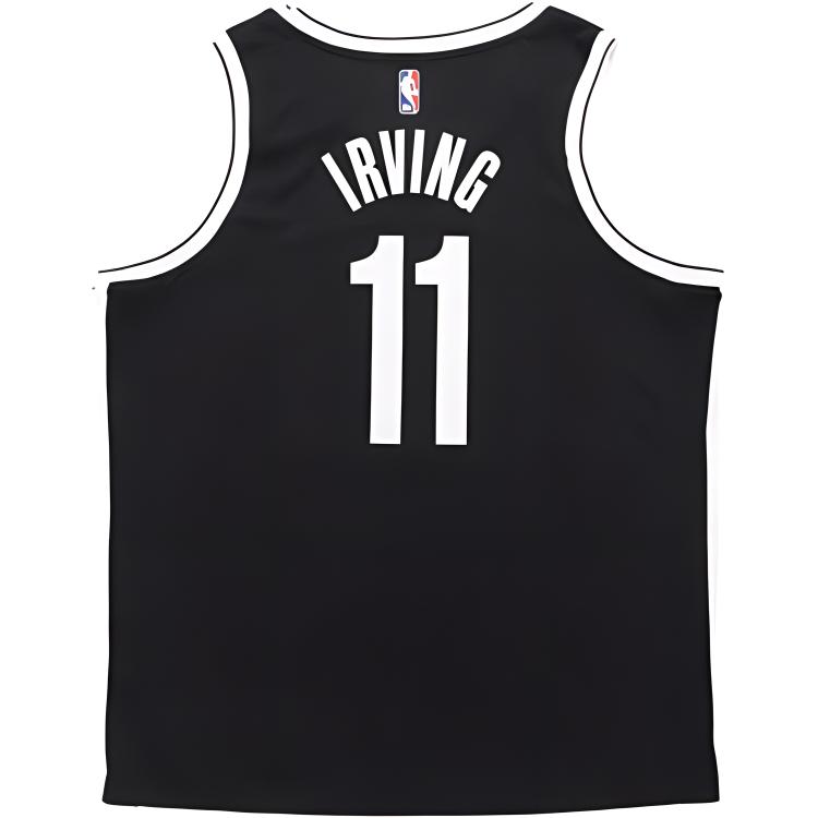 Nike Casual Sports Suit Brooklyn Nets Kyrie 11 Jersey Training Breathable Vest Kids Suit Black 3Z2B7BZ2P-NYNKI