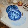 [Officially Imported] Royal Copenhagen Year Plate 2026 Edition Blue Collectible "The Marble Bridge" Diameter approx. 18cm