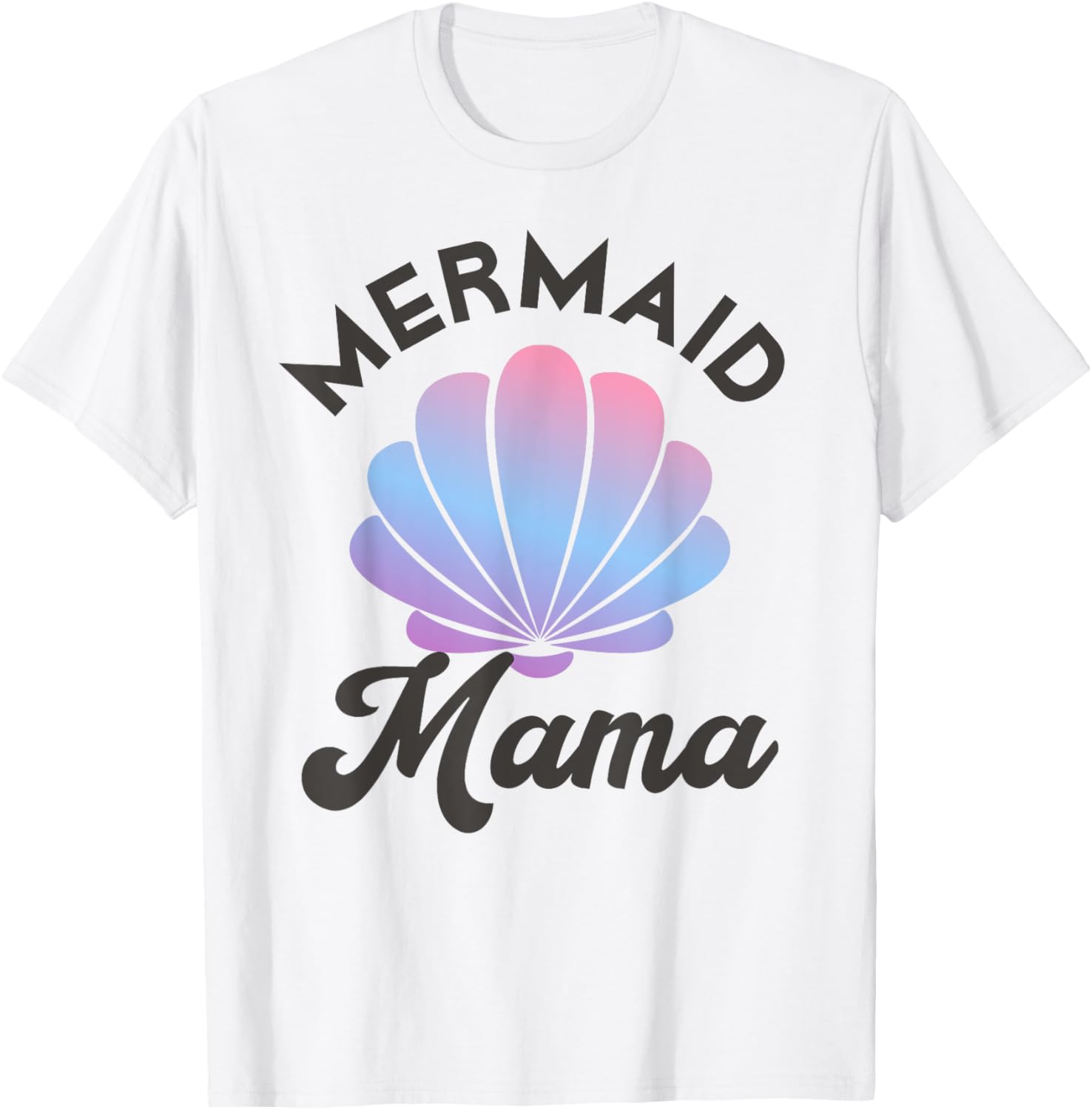 Funny Women Mermaid Mama, Mermaid Mom Mermaid Party Outfit T-Shirt S разноцветный