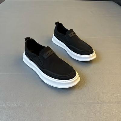 Fashion 2025 New Men's Luxury Slip-On Driving Shoes Breathable Icy Mesh Canvas Casual Sneakers Ultra-Light Versatile Footwear for Men