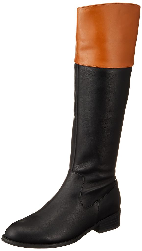 Fashion Boots Jockey Boots Black Brown [Mionotis]