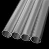 4PCS Rigid PETG Tube 50mm (2") OD X 2mm Wall Thickness, 16.5" Length PC Rigid Round Clear Tubing Unbreakable Polycarbonate Tubing Chemical Resistant