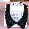 Fashion Wild Retro Beaded Sequins Rhinestones Pearl Lace Collar False Necklace DIY Clothes Shirt Sweater Decoration