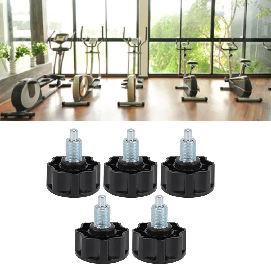 5PCS Fitness Equipment Ball Knob M16 Pull Pin Spring Knobs for Exercise Training Machines Release Bi