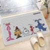 Personaggio Animato P-Pink P-Panther Tappetino da Bagno Stanza dei Bambini Decorazione Camera da Letto Balcone Tappetino Antiscivolo Soggiorno Tappeto di Benvenuto