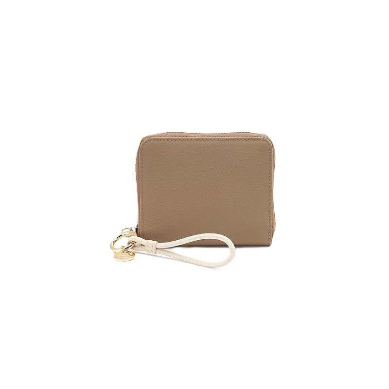 

[ afternoon tea living ] AfternoonTea LIVING wallet JK86 Bicolor genuine leather mini wallet/Afternoon Tea PREMIUM beige