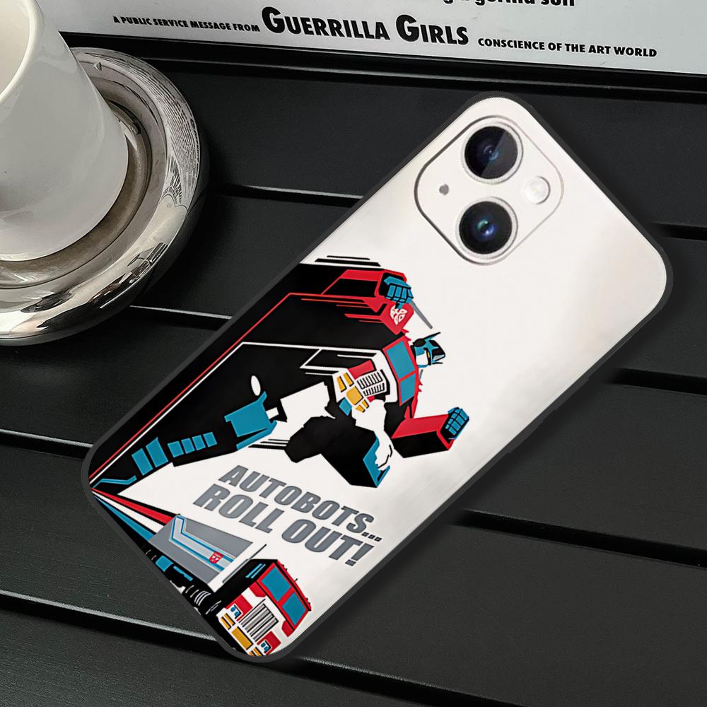 W-Transformersers Phone Case For Iphone 16 15 11 13 14 Pro Max 7 8 Plus X Xr Xs Max 12mini Black Shell Cover Case