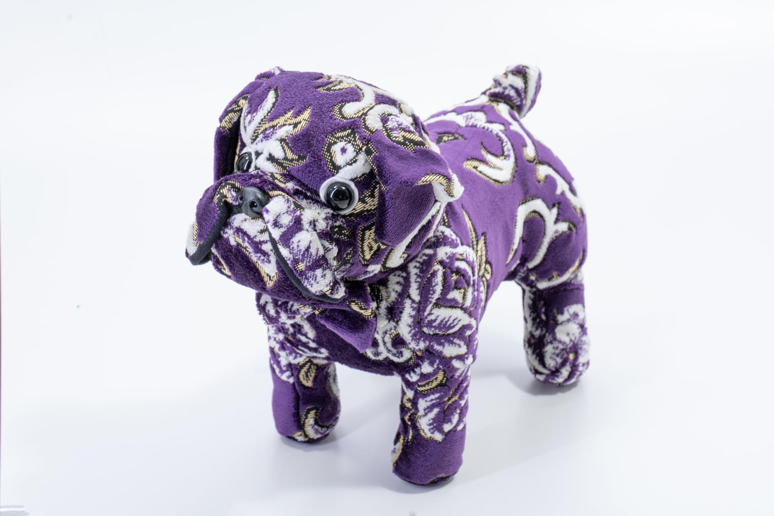 Miyabi Kinkazan Plush Toy Karen Purple Bulldog MI-BDKAPU