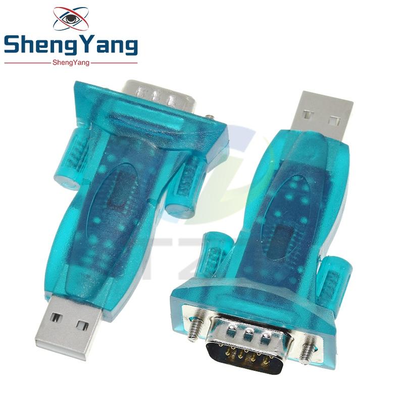 TZT 1/2/5PCS HL-340 New USB to RS232 COM Port Serial PDA FT232 9 pin DB9 Adapter support WIN7 Compatible CH340