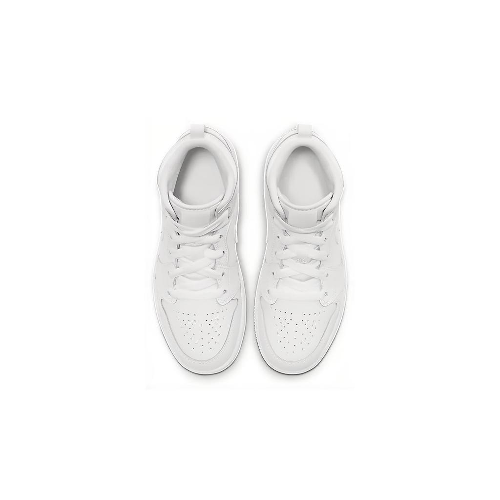 new Jordan 1 Mid PS Triple White 2020
