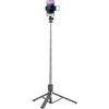 1.7m Universal Selfie Stick & Live Broadcast Stand with Fill Light