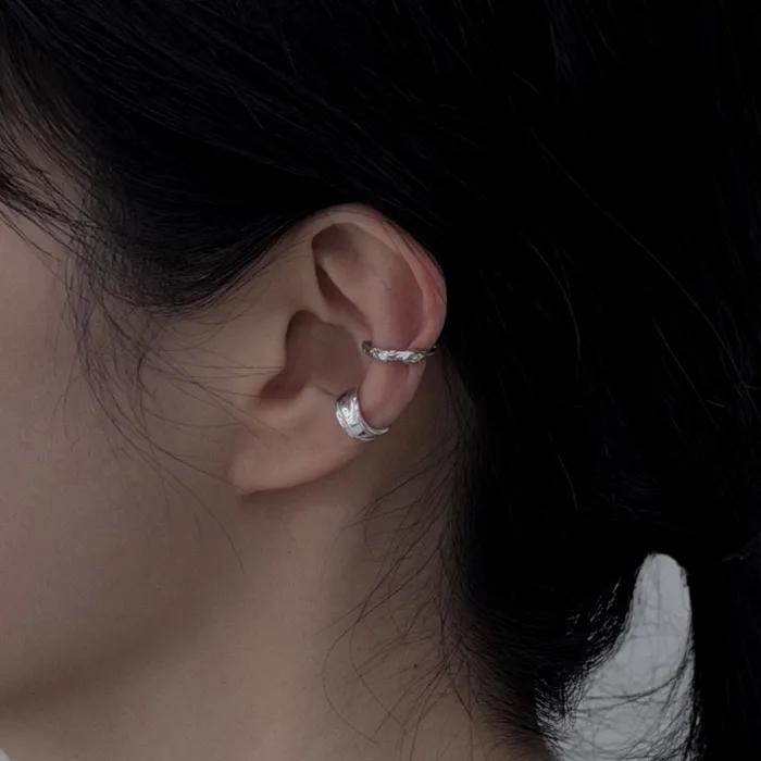 [925 silver] Molten Ear Cuff