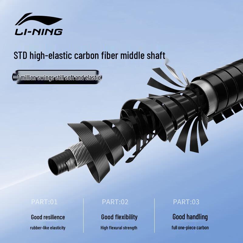 Li-Ning Thunder Carbon Badminton Racket Set