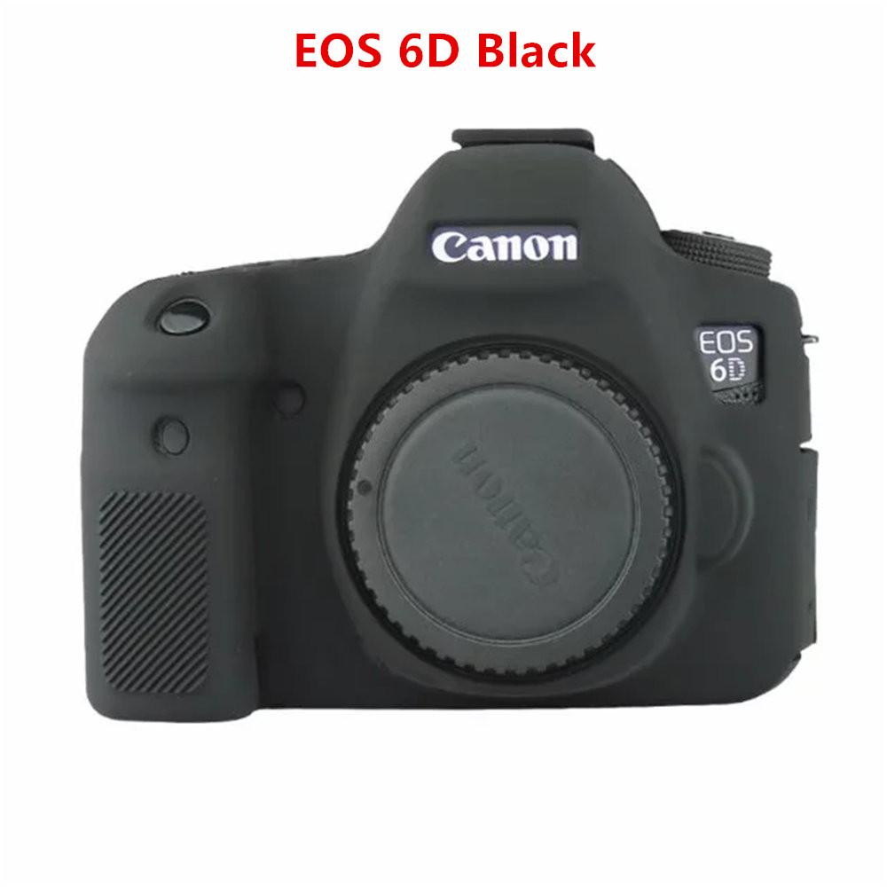 Soft Silicone Armor Camera Body Case For Canon EOS 600D 650D 700D R10 R7 RP R6 R 7D 77D 5D3 5D4 6D 80D 70D 6DII 1500D 1300D 200D