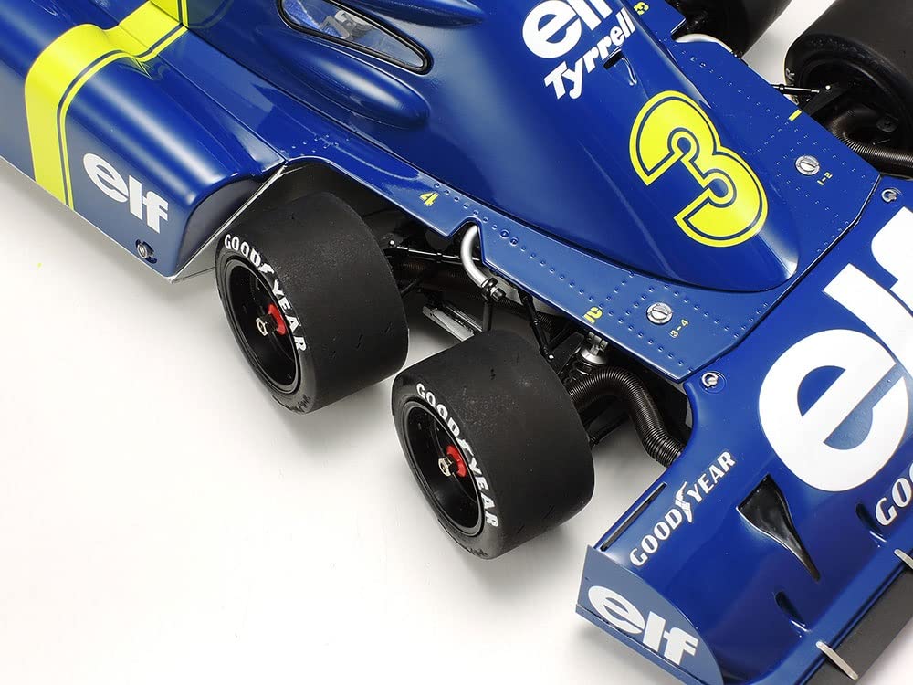 TAMIYA Big Scale Series Tyrell P34 Six Wheeler Plastic Model with Parts 12036 Molding Color 1/12 No.36 Photo-Etched