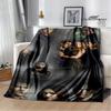 The Vampire Diaries Damon Salvatore Printed Blanket Warm Flannel Blankets Soft and Comfortable Blanket Bed Linings Birthday Gift