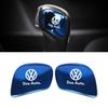 DOG1 2pcs for VW GTI Polo Golf Tiguan Touareg Scirocco CC Car Gearbox Control Gear Lever Stickers Shift Stick Handle Accessories