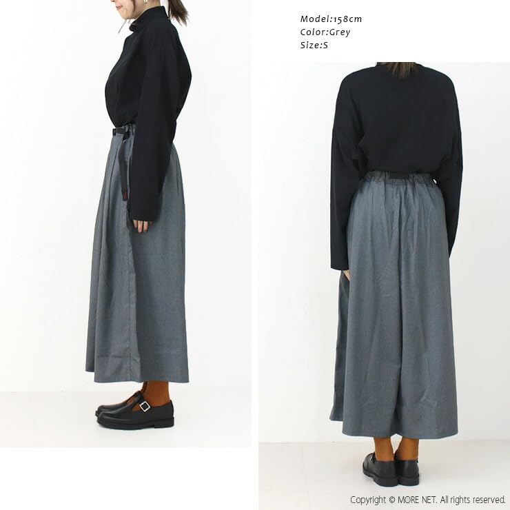 Gramicci Stretch Gabardine Flare Pants GLP4-FJP08, Solid Color, Outdoor Bottoms, Ankle Length, Women's, Size M, Navy