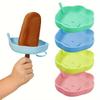 4pcs Silicone Popsicle And Ice Cream Holder Set - Leak-Proof, Reusable, Perfect for Summer Parties, Ice Cream Stand