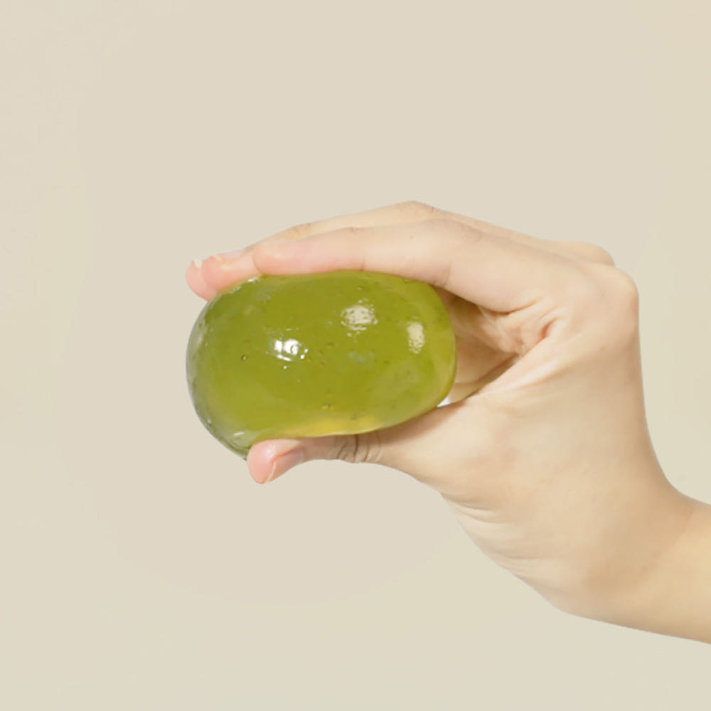 ONGREDIENTS Jeju Green Tea Cleansing Ball 110g with Foaming Net Gentle Hydrating Facial Cleanser