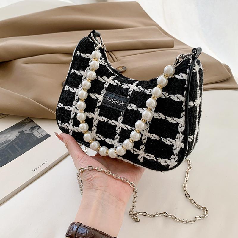 

Trendy Large Capacity Canvas Tote Bag For Women Stylish Spring 2023 Shoulder Crossbody Bag Black