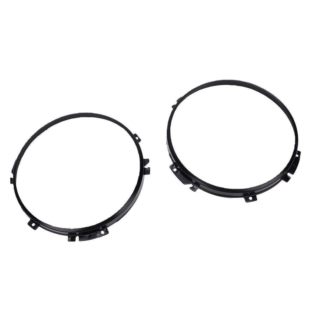2PCS Headlight Retaining Ring Replacement for Defender Black 7 Inch Headlamp Bezel STC3018 Headlight Mounting Ring Trim