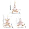 New Creative Christmas Decorations Ski Santa Reindeer Snowman Dolls For Home Holiday Party Decorations Christmas Gifts