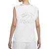 Nike Standard Issue Letter Print Training Sleeveless T-Shirt White CZ7222-051