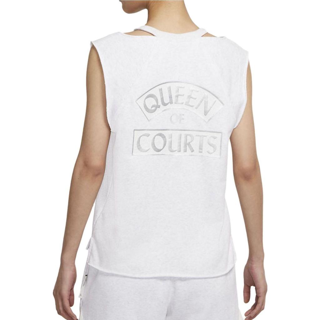 Nike Standard Issue Letter Print Training Sleeveless T-Shirt White CZ7222-051