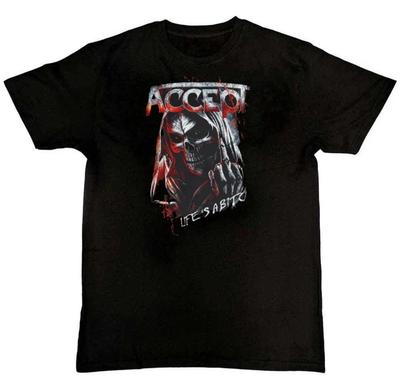 Vintage Accept Band Grafický Potisk Pánské Unisex 100% Bavlna Tričko Pánská Trička Top