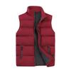 Men S Casual Loose Plus Size Padded Vest Winter Warm Sleeveless Jacket
