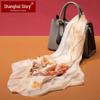 Shanghai Story Women's 100% Mulberry Silk Chiffon Scarf