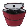 2 Bottle Wine Cooler Bag Leakproof Insulated Padded Wine Carrier Portable Wine Case with Handle