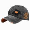 Washed Cotton Baseball Cap Trendy Eye Embroidery Fashion Cap Men Breathable Spring and Autumn Sun Hat
