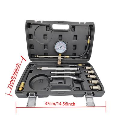 Professionelles AUTO-WERKZEUG Benzinmotor Zylinder-Kompressionsprüfer Testgerät Kit Zylinder-Tester Mit M10 M12 M14 M16 M18