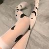 Manufacturer Japanese Cow Stockings Sex Stockings Cute Long Tube Milk White Spotted Socks High Top Knee Socks Female Hair