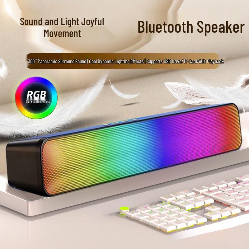 Wireless Bluetooth Speaker M8: Automatic Memory Matching, High-Quality Sound, Large Volume, Perfect for Home, Outdoor, and Car Use.