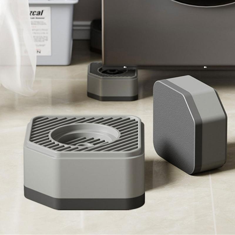 4Pcs Anti Vibration Pads for Washing Machine Washer Dryer Moving Walking Vibration Transfer Stabilizer Support Feet Mat