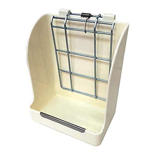 Кормушка для кроликов ST TS, Сеница, Кормушка для сена, Жевательная коробка для сена, Кормушка для сена, Миска для кролика (01 белый)