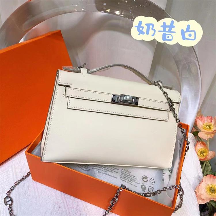 Generation swift erste Schicht Rindsleder Tasche Mini-Kupplungstasche Abendtasche 2023 Kette Umhängetasche