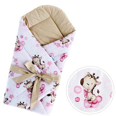 Babyu, Swaddle Wrap, Double Fastening, Cotton, 80x80