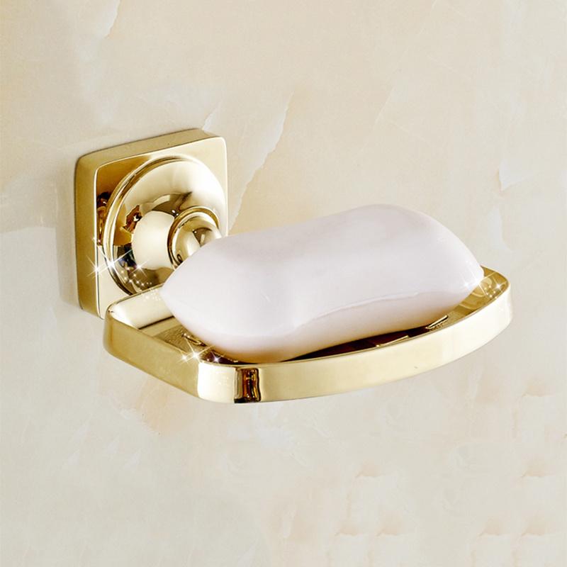 

1PC European single-layer towel rack single bar towel bar golden bathroom pendant bathroom золотий