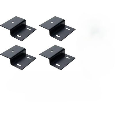 4 Pezzi Staffa Angolare a Z in Acciaio Inossidabile Connettore Angolo Retto per Armadio Sedia Libreria Mobili in Legno
