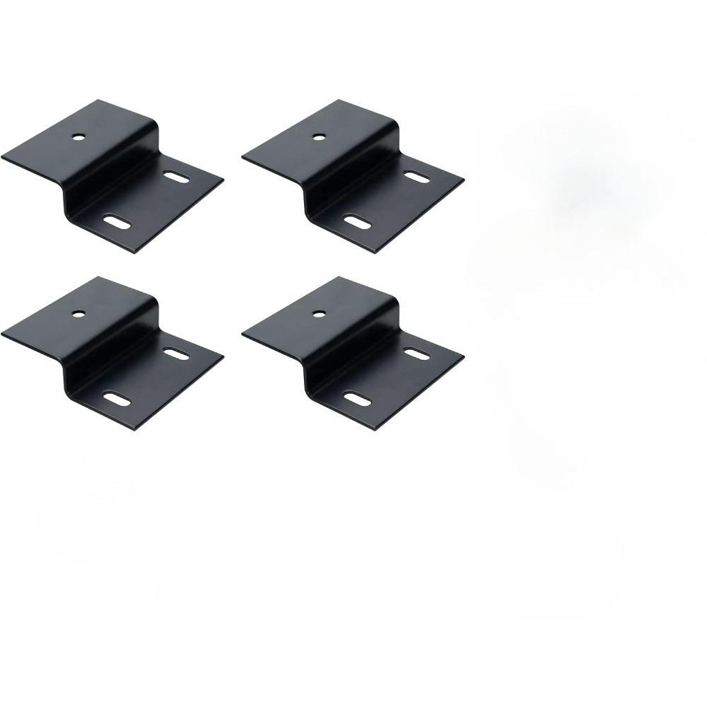 4PCS Z Shape Corner Brace Stainless Steel Right Angle Joint Connector for Cabinet Chair Bookshelf Wooden Furniture
