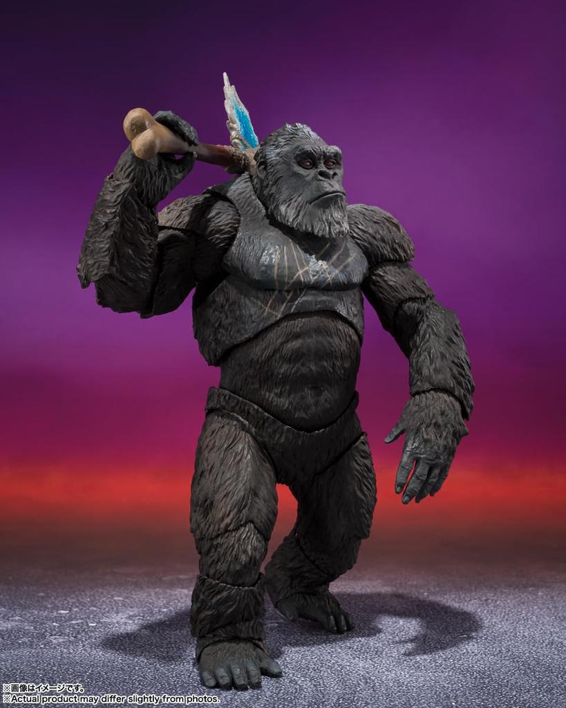 TAMASHII NATIONS MonsterArts Kong KONG FROM GODZILLA X THE NEW EMPIRE Godzilla X Kong New Empire Approximately 145mm ABS PVC Painted Movable Figure