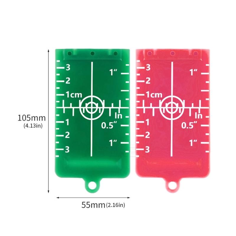 Lasers Alignment Magnetic Targets For Construction Use Impact Resistant Plastic Design Ensures Accurate Leveling