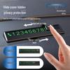 High-Temperature Resistant Luminous Car Parking Number Plate Sign